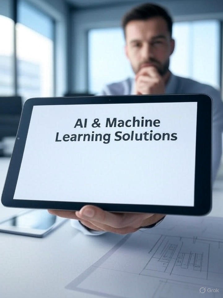 AI and Machine Learning technology visualization